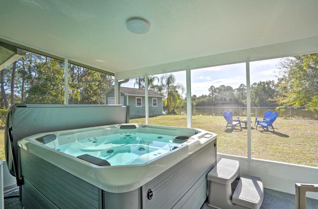 Tropical Gulf Acres House | Relaxing Punta Gorda Getaway with Fire Pit!