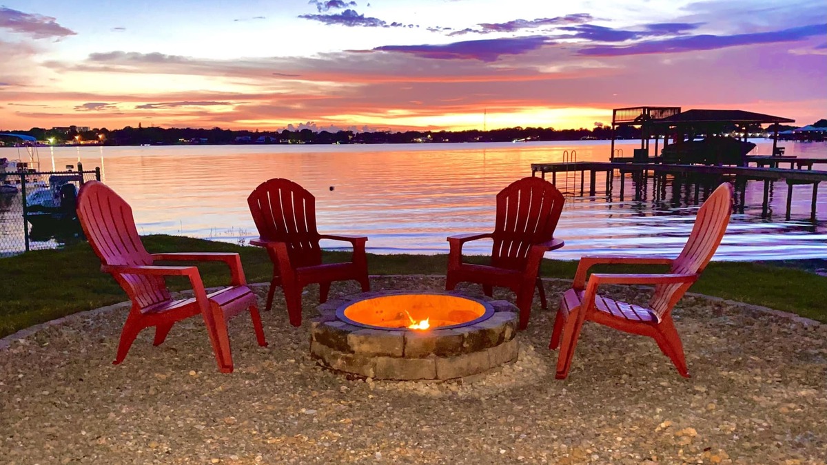 Sylvan Shores House | Relaxing Sunset Retreat on Lake Clay with Private Dock, Beach, and Game Room!