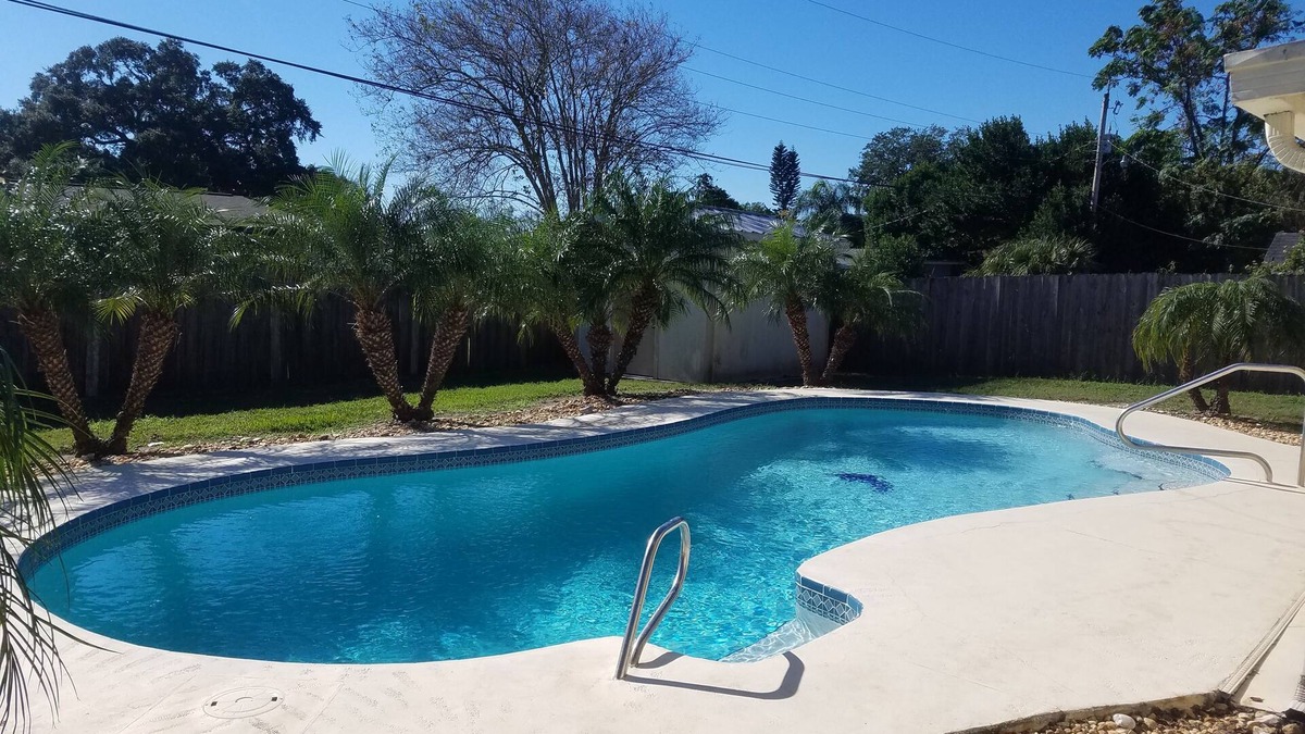 Titusville House | Relaxing Tropical Pool Home Close to Beach and Disney
