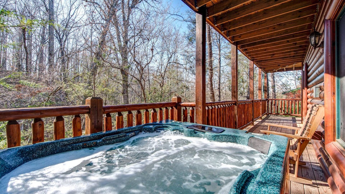 Hemlock Hills Cabin | Relaxing Wooded Views with a Hot Tub and Pool Table for Ultimate Comfort