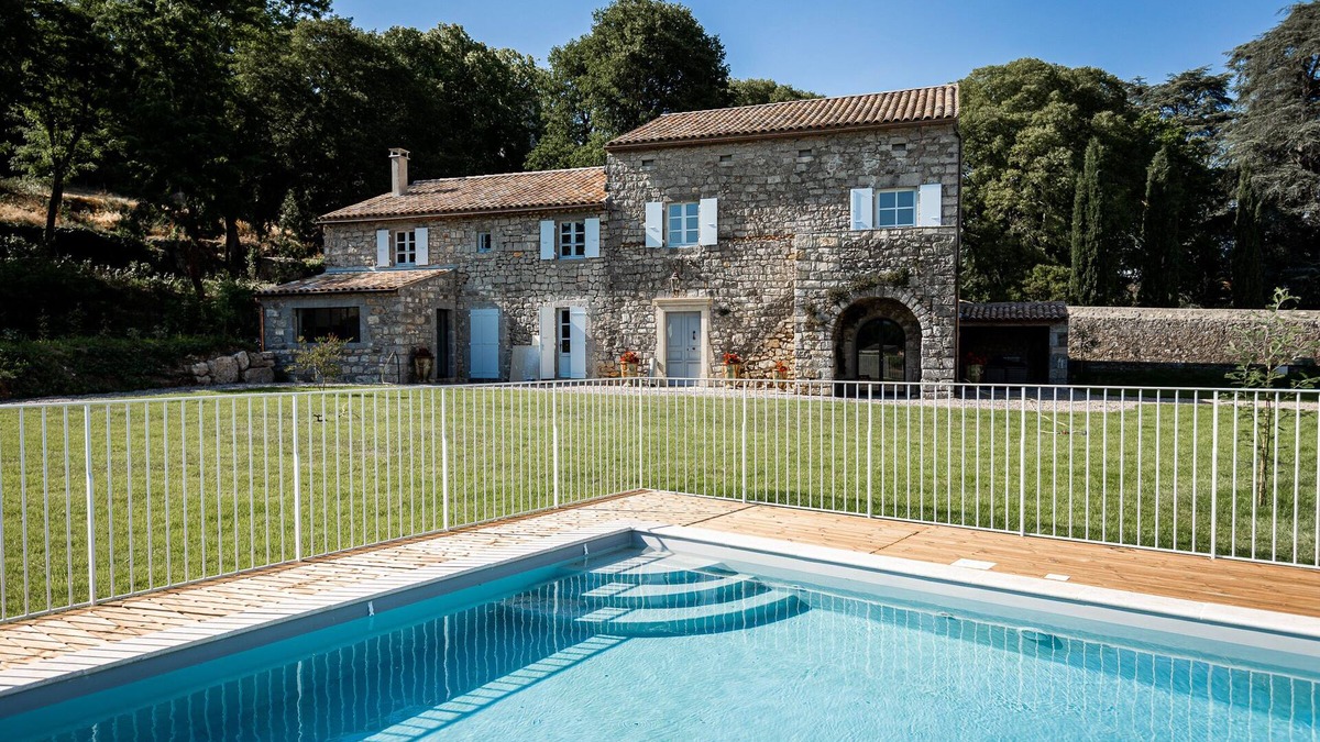 Saint Alban Auriolles Other | RENOVATED FARMHOUSE WITH AIR CONDITIONING, HEATED SWIMMING POOL NEAR THE GORGES DE L'ARDECHE