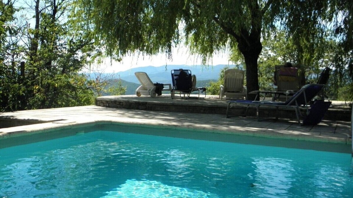 Saint-Roman-de-Codieres House | Renovated farmhouse with all the comforts, calm and with a beautiful view