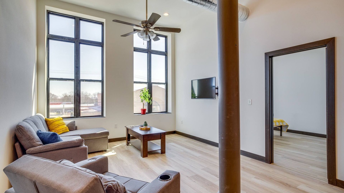 Cashton Apartment | Renovated Loft-Style Apartment in Downtown Cashton