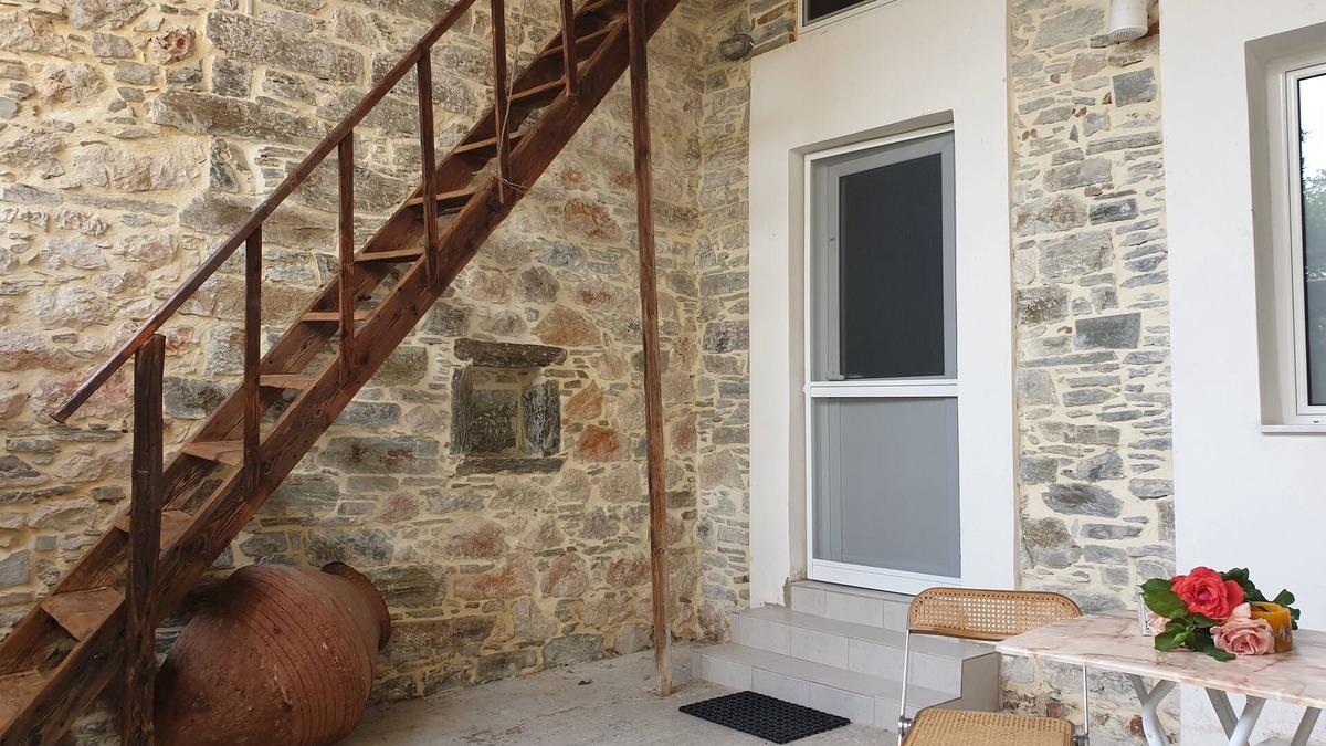 Aliverion House | Renovated traditional stone house in Evia, Greece