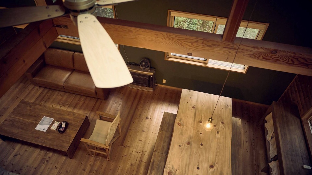 Naganohara House | Rental villa in the forest Wooden deck roof Cypr/Agatsumagun Gunma