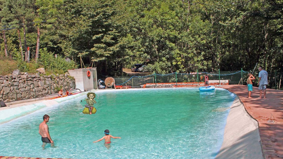 Nyer Ski Chalet | Rentals at our nature campsite with large spring-water swimming pool