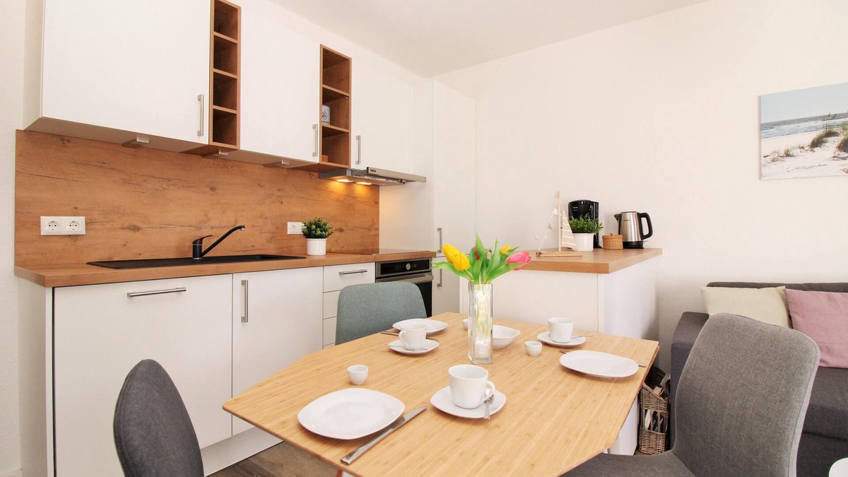 Wischuer Apartment | Res. Wischuer WE 23: modern and friendly 3-room apartment/2 balconies