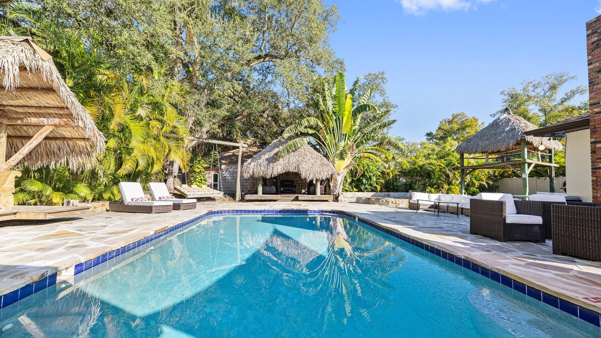 Tampa Heights House | Resort Style Oasis w/Pool for Groups & Retreats in Tampa's Coolest Neighborhood