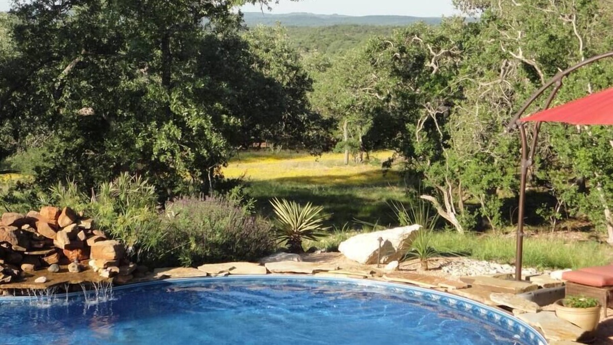 Bulverde House | Resort Style S/W Home on 3 Acres. Views, Pool, Outdoor Fireplace