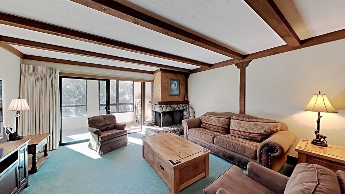 Mammoth Lakes Condo | Retro 3 Bed 3 Bath Condo with Mountain View! Steps to Canyon Lodge! (Unit 210 at 1849) by RedAwning