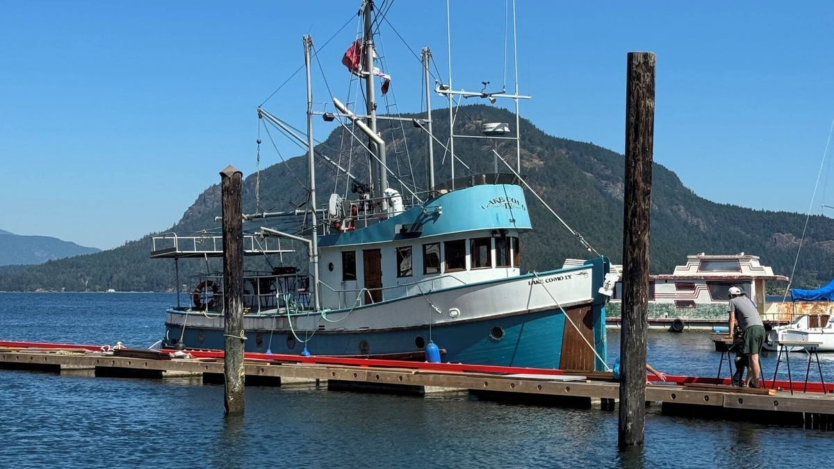 Cowichan Bay Boat Rental | Retro Boat in Quiet Marina, Whale Watching, Sea Otters and Lions, Crab Fishing
