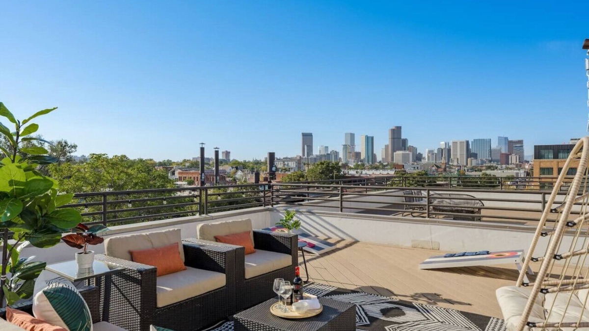 River North Art District Apartment | RiNo Loft w/parking & mtn Views