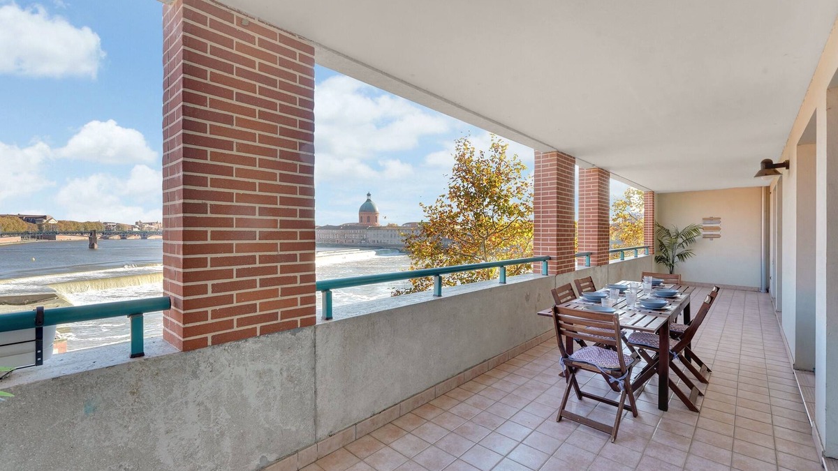 Amidonniers - Caffarelli Apartment | Rio L'Aïga - Superbe terrasse sur Garonne