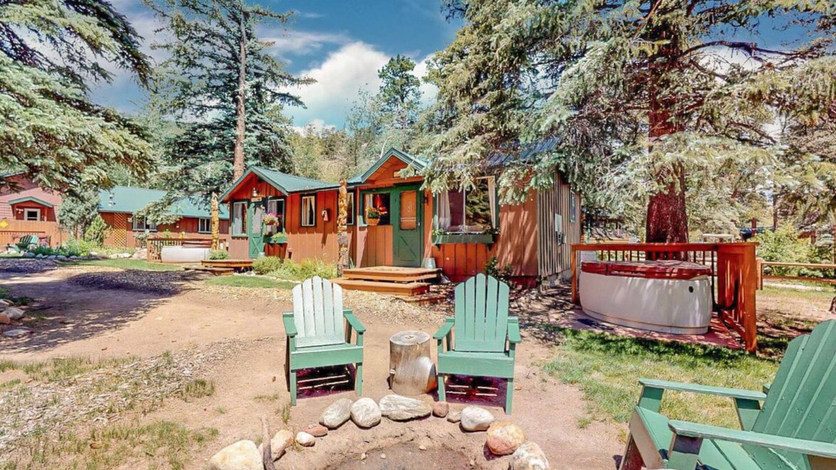 Estes Park Cabin | River Front Cabin With Private Hot Tub
