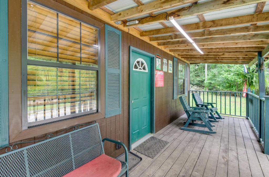 Briceville House | Riverfront Briceville Cabin with Patio and Fire Pit!