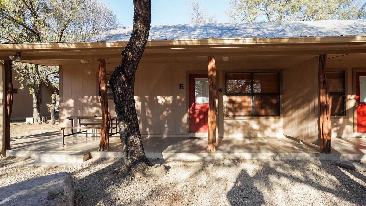 Sabinal Cabin | Riverfront cabin with access to shared pool!