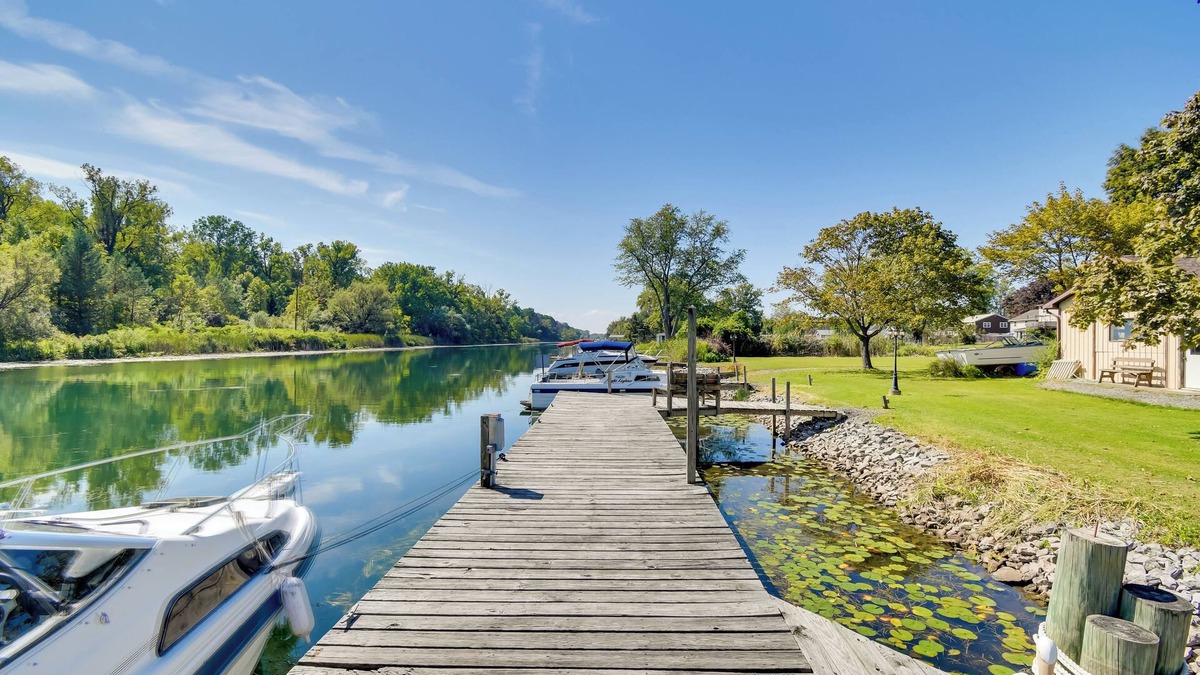 Waterloo Apartment | Riverfront Couple's Retreat, 3 Mi to Seneca Lake!