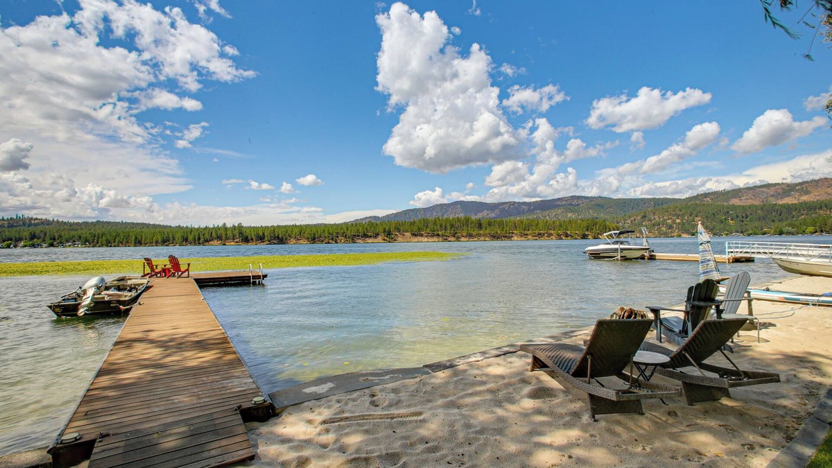 Tumtum House | Riverfront Duplex: Dock & Views in Nine Mile Falls
