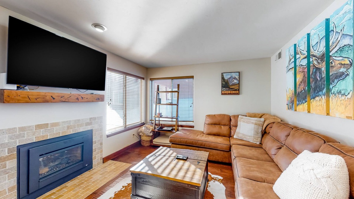 Edwards Condo | Riverfront, ground-floor condo with fireplace & fishing access - near Riverwalk