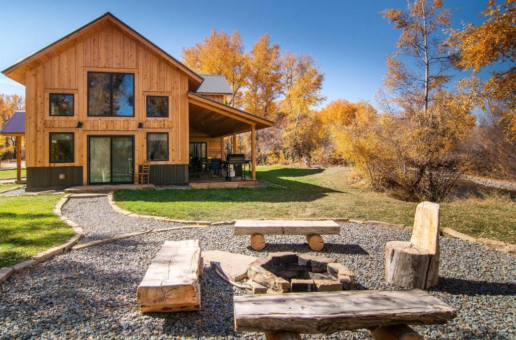 Gunnison House | Riverfront Home with BBQ 2 Mi to Downtown Gunnison!