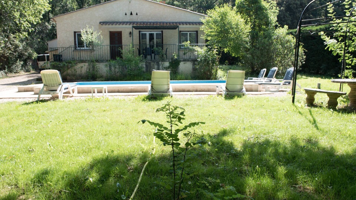 La Roque-sur-Ceze House | Riverfront house with pool at the foot of the Cascades du Sautadet