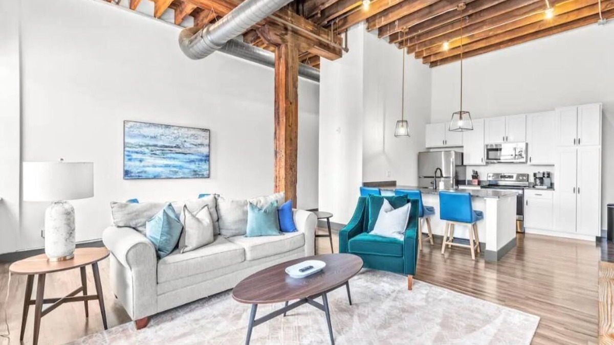 Downtown St. Louis Apartment | Riverfront Loft, Arch/Convention Center/Casino/Stadium