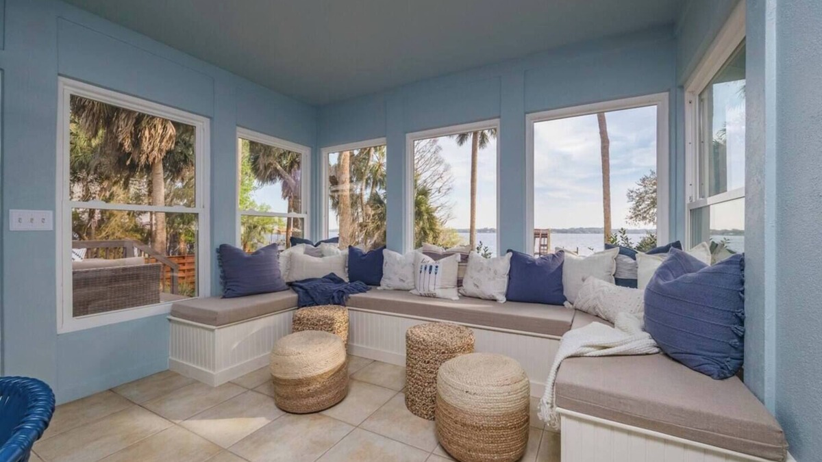 Palatka House | Riverside Remodel with Views, Dock, & Serenity