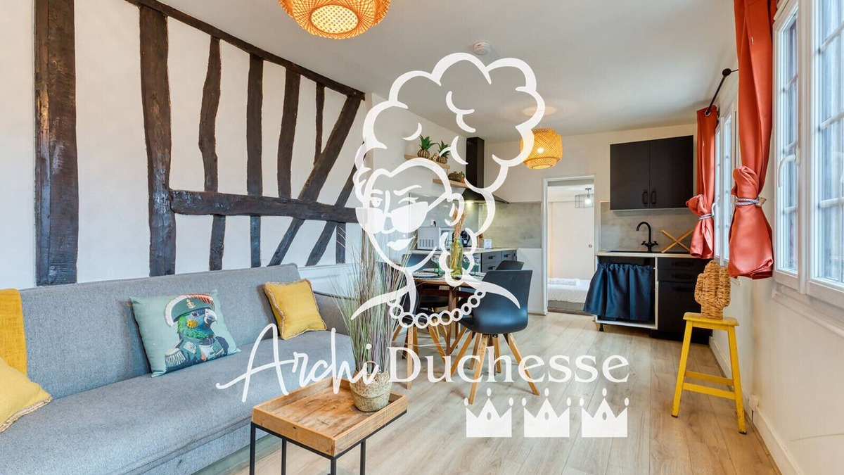 Gare-Jouvenet Apartment | Romain : Charmant F2 sur cour calme en centre ville
