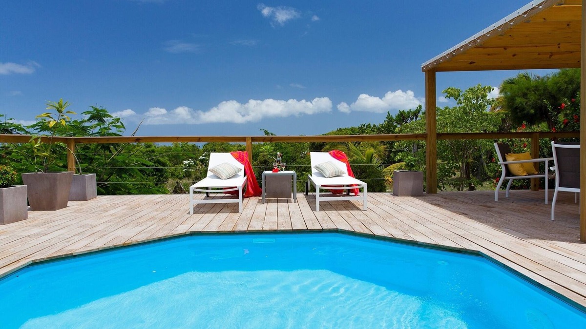 Les Terres Basses Villa | Romantic Luxurious Peaceful Getaway For A Couple With 200° Sea And Sunset View