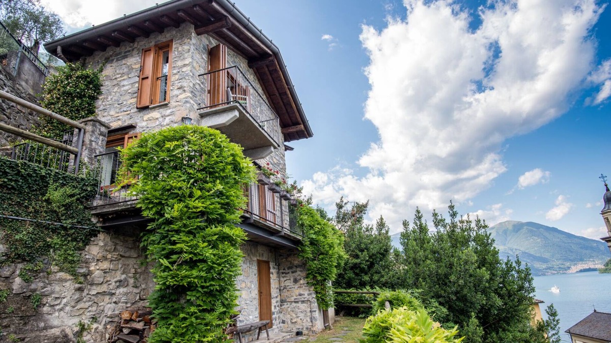 Brienno House | Romantic Private Lake Como Cottage with breathtaking 180-degree lake view