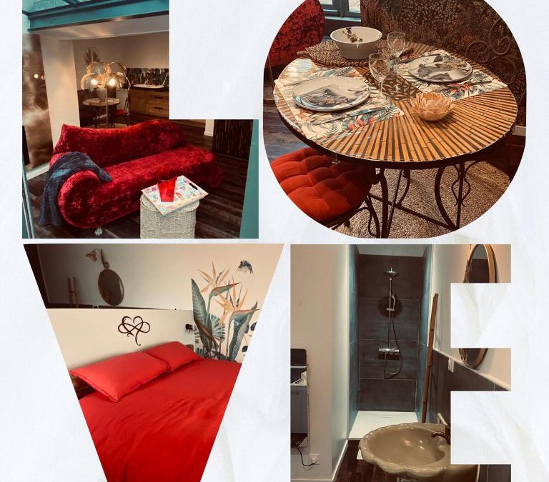 Semussac House | Romantique Love Room L Amour sous les Tropiques
