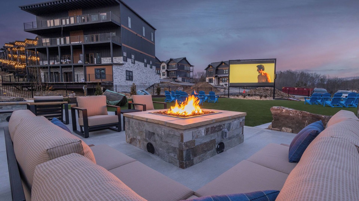 Sevierville Cabin | Rooftop Retreat w/Water Park, Hot Tub, Game Room, Theatre & Pool ~Dog-friendly!