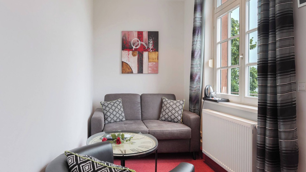 Forbach Apartment | Room 'Christophorus' with Shared Terrace, Shared Garden and Wi-Fi