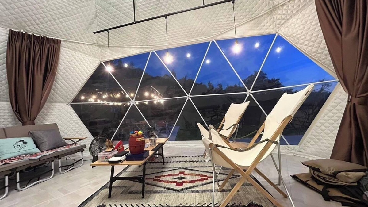 Sanda RV Rental | Room only Small dogs allowed Glamping Dome te/Sanda City Hyōgo
