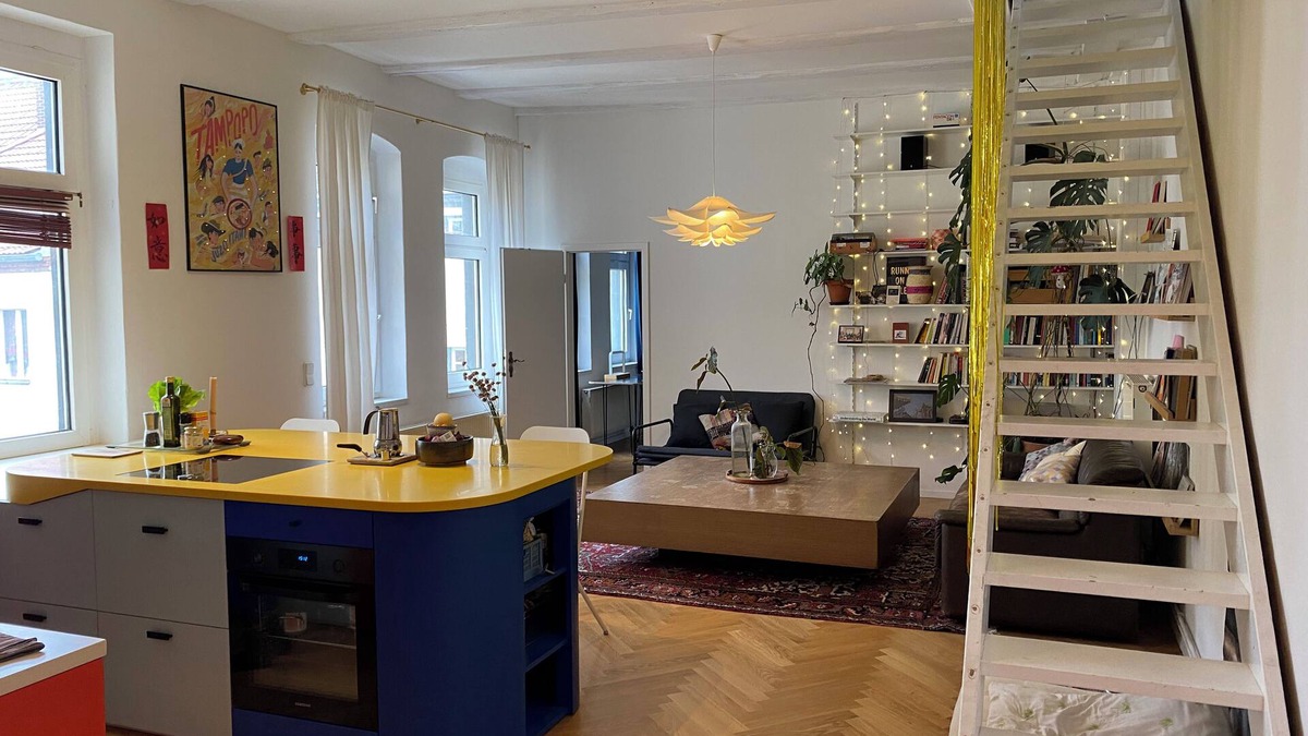 Neukoelln Apartment | Room(with bathroom) in 130m2 Spacious Newly Renovated Duplex Schillerkiez Berlin