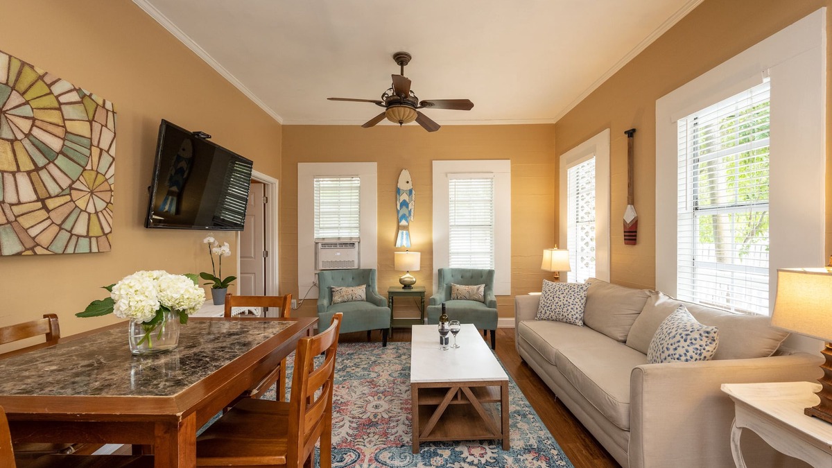 Historic Seaport Condo | Rose Lane Villas - Villa Rosa - 1 Bedroom - Downtown Key West