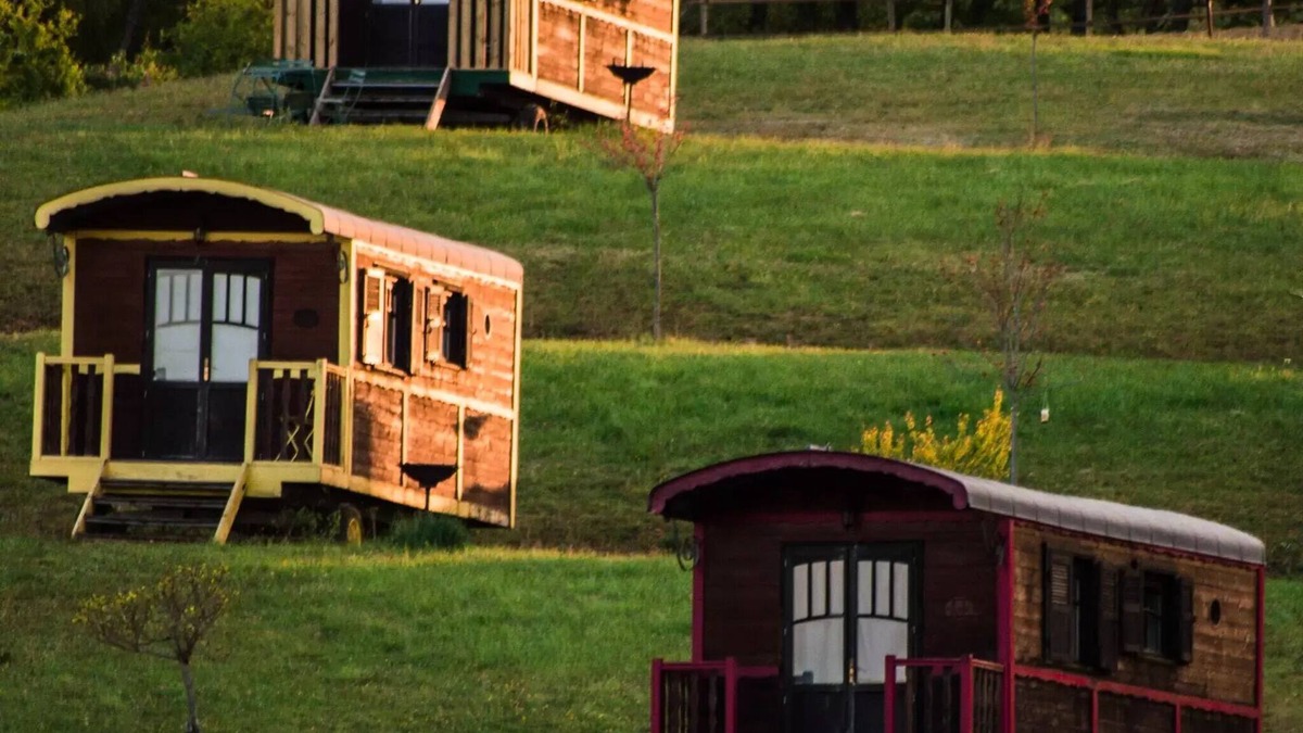 Estipouy Cabin | Roulotte Gîte 5 persons