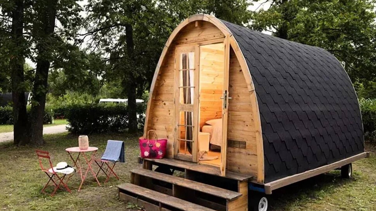 Saint-Pierre-les-Nemours Cabin | Roulotte My Pod 1 pièce 2 personnes Sans Sanitaire