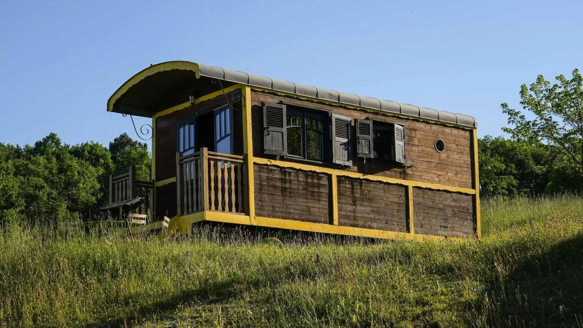 Estipouy Cabin | Roulotte PMR 2 persons