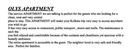 Ballygunge Apartment | Ruby by Olys Apartment