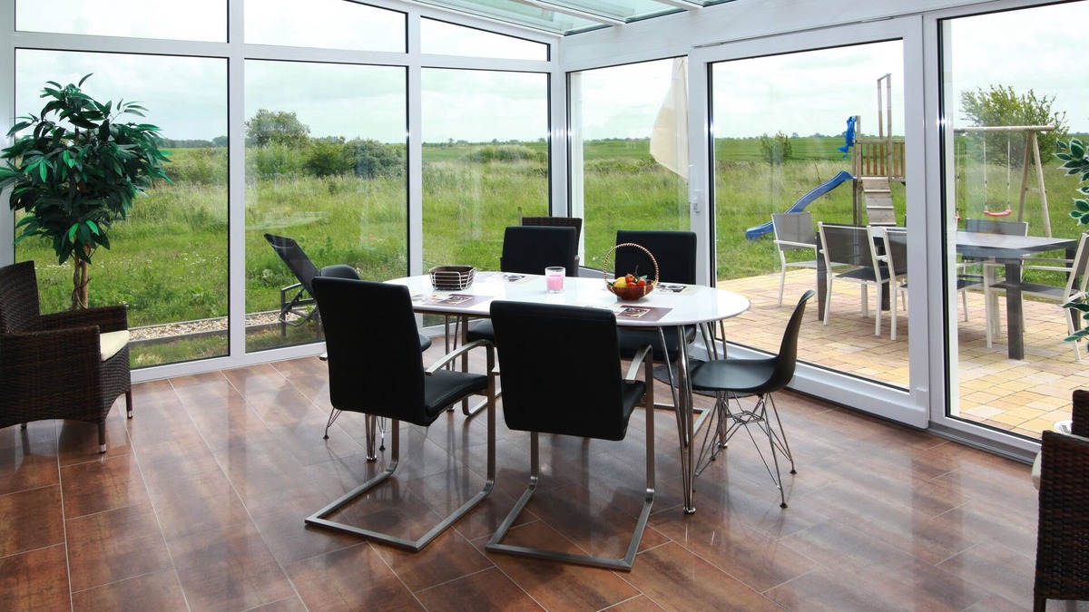 Trent House | Rügen vacation with dog-your winter garden dream for the whole family - Sauna