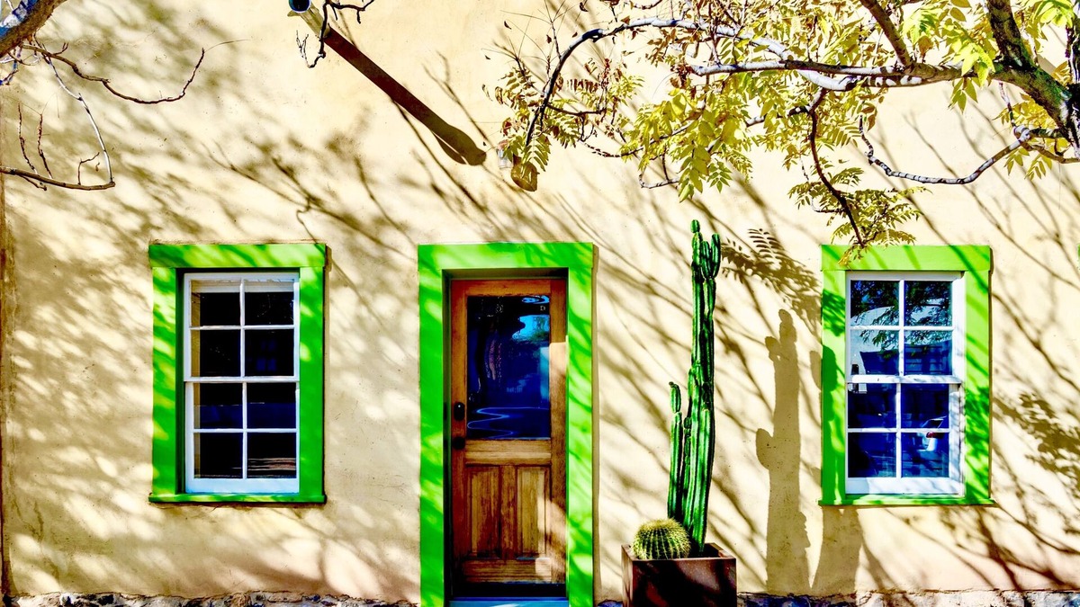 Barrio Historico Condo | Rustic Modern Adobe in Downtown Barrio - King Bed