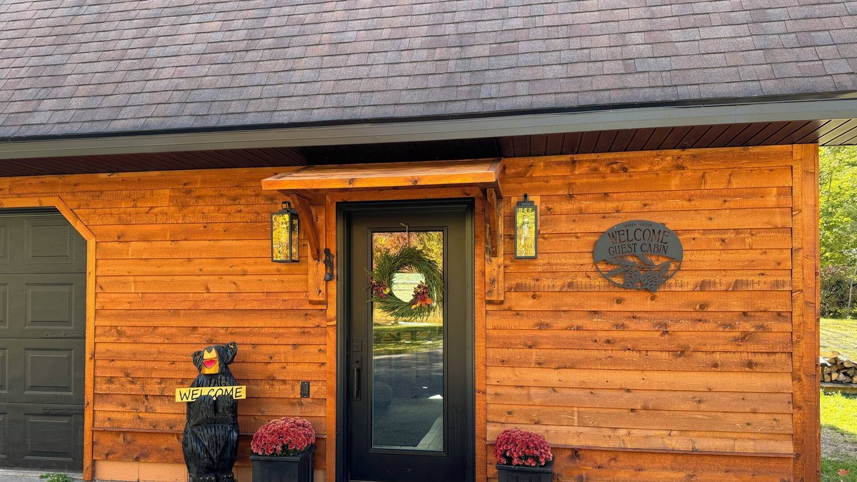 Brimley Cabin | Rustic Moose Lakefront Guest Cabin on the Shore of Lake Superior
