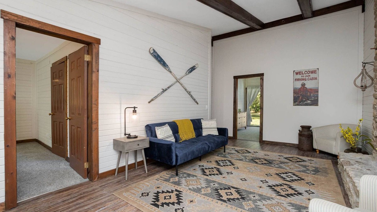Brookville House | Rustic River Retreat- located right on the Whitewater River!
