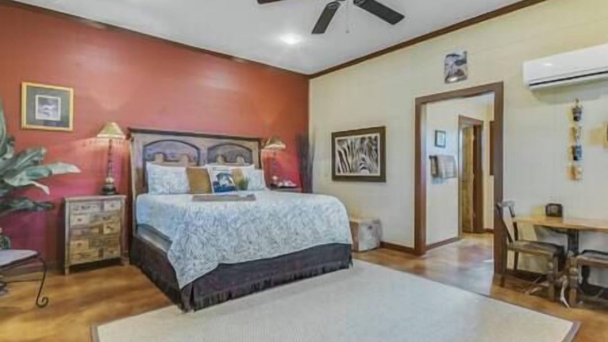 Fischer House | Safari Suite at Blanco Rapids Ranch on the Blanco River- Easy river access!