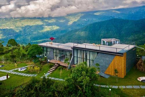 Khatoli Villa | SaffronStays Glasshouse Celeste, Ranikhet - luxurious glass villa with breathtaking views