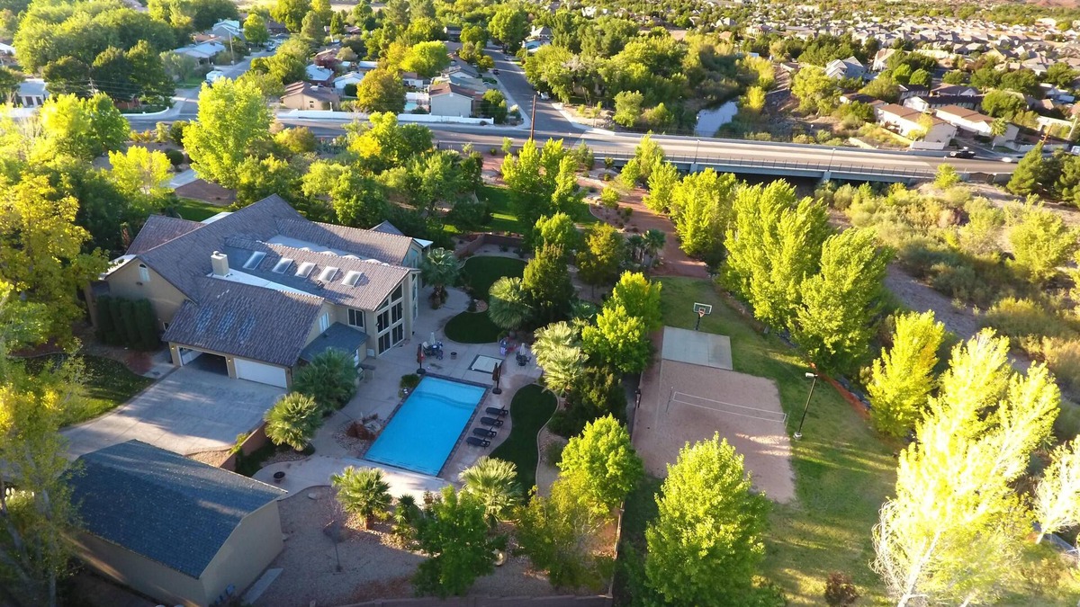 St. George House | Saint George Home and Property with 2 Private Pools and Pickleball Court