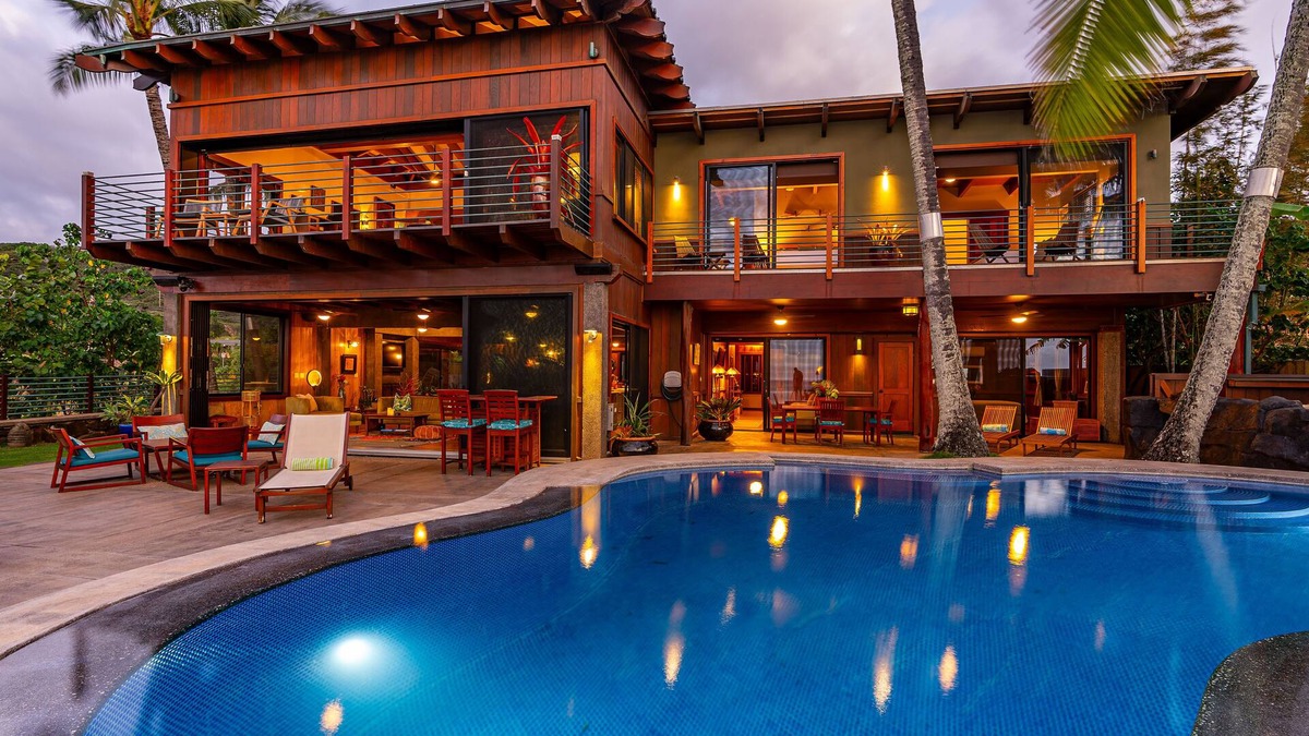 Haleiwa House | Samurai House by Gather: Oceanfront Estate w/Infinity Pool & Theater