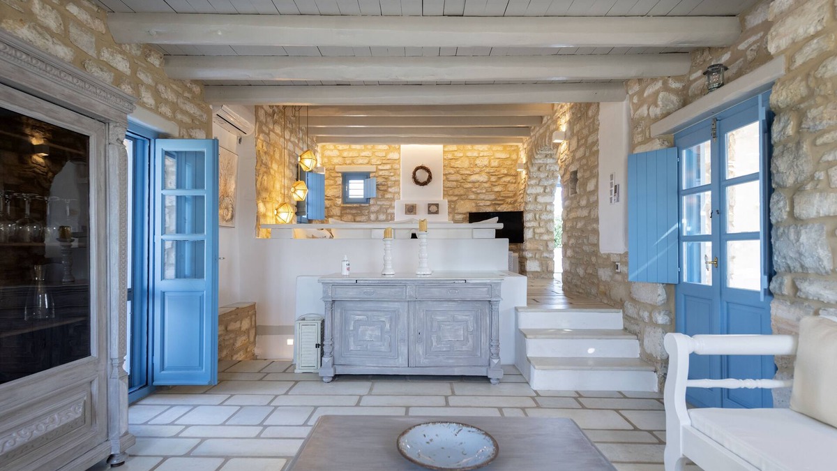Santa Maria House | Sand Key Villa 1 - A beautiful cycladic residence 400m from the beach