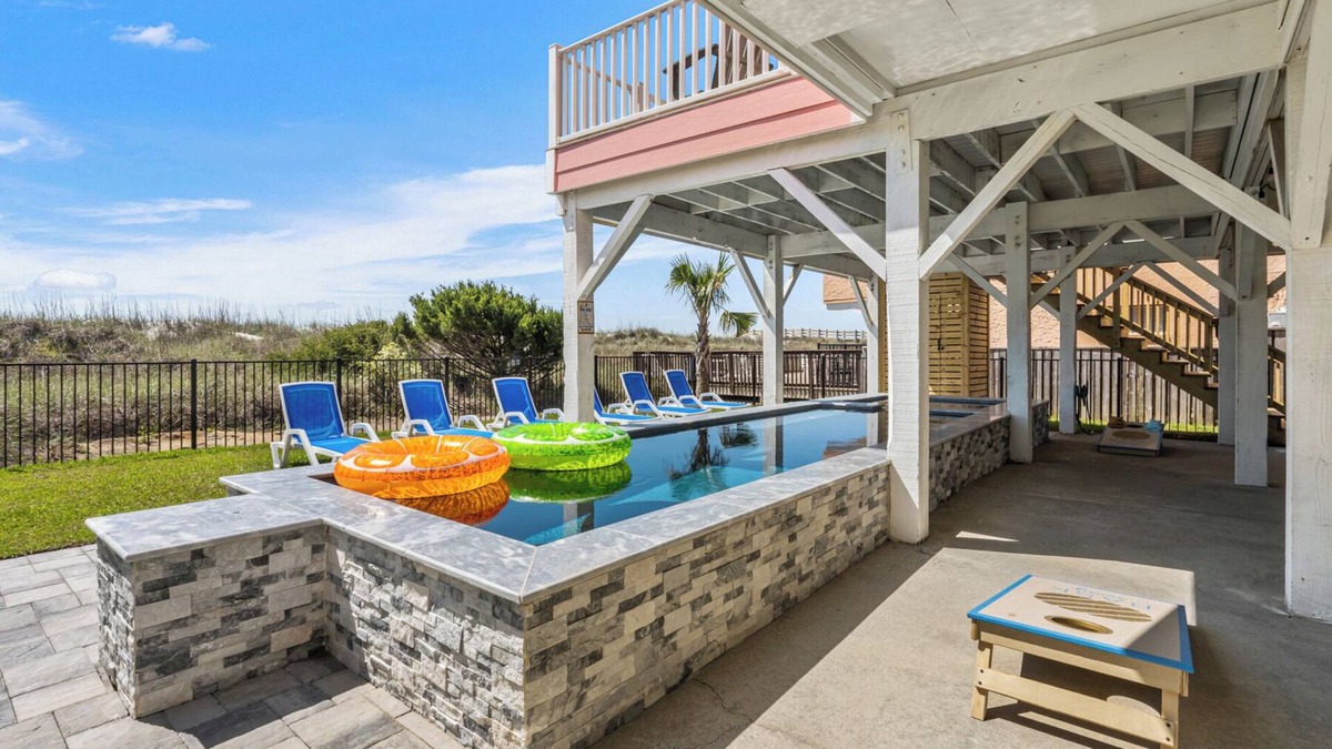 North Myrtle Beach House | Sandy Toes: Luxurious Oceanfront Oasis w/Brand New Pool & Spa, Pet Friendly!